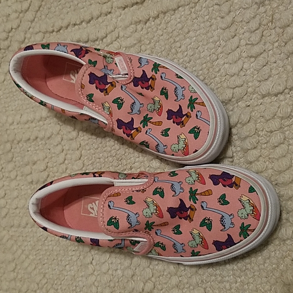 pink dinosaur vans